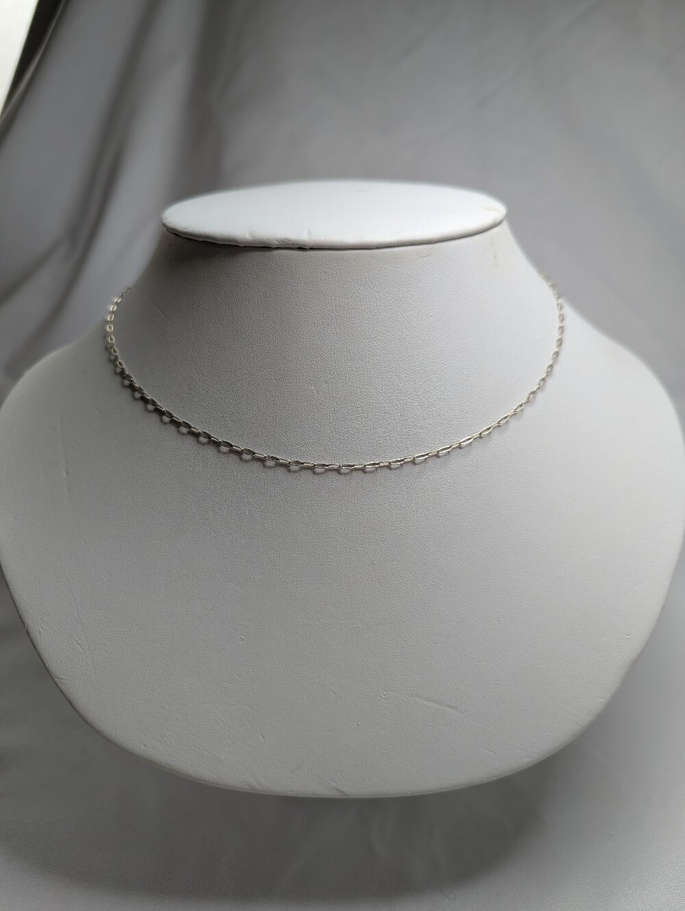 Delicate Sterling Silver Cable Chain Necklace
